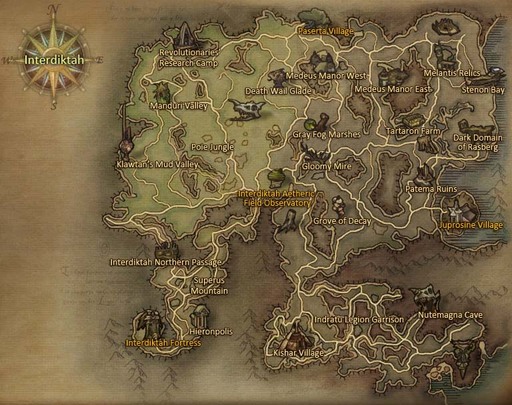 Айон: Башня вечности - Локализованные карты игры