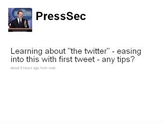 Обо всем - Пресс-секретарь Обамы завел микроблог на Twitter