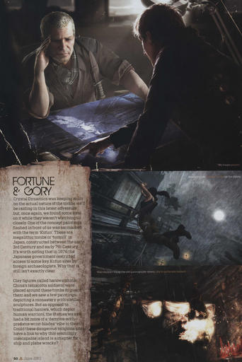 Tomb Raider (2013) - Сканы Official Playstation Magazine - Australia (июнь 2011):