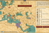 Creative Assembly показала карту кампании Total War: Rome II